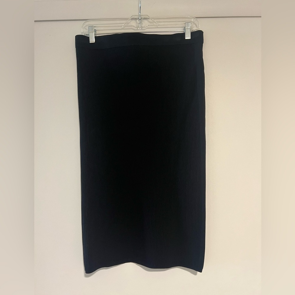 Vince Ribbed Pencil Skirt